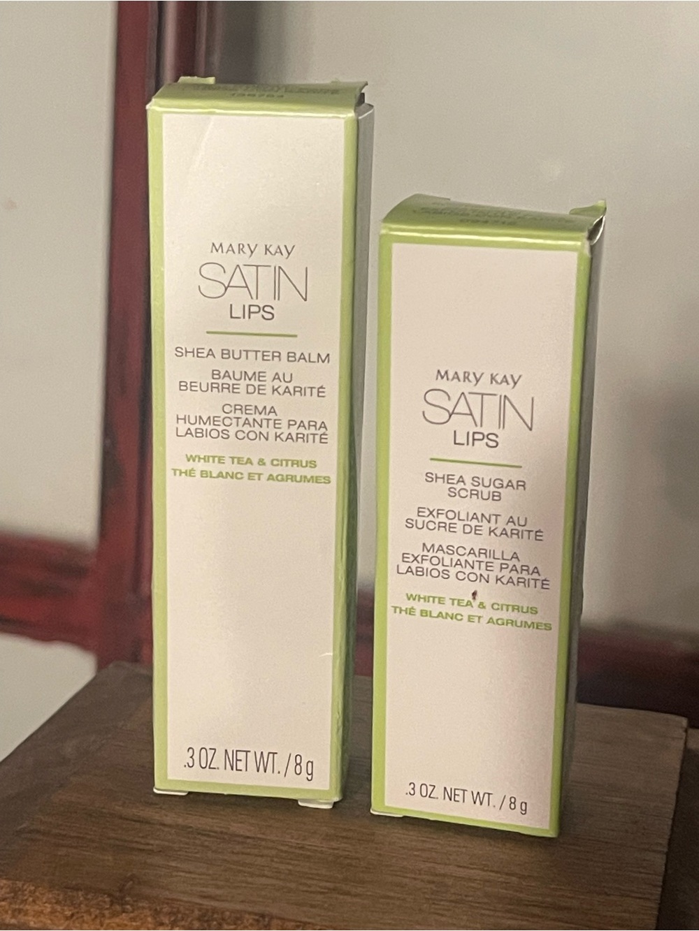 Mary Kay Satin Lips Shea Butter Balm & Shea Sugar Scrub Set